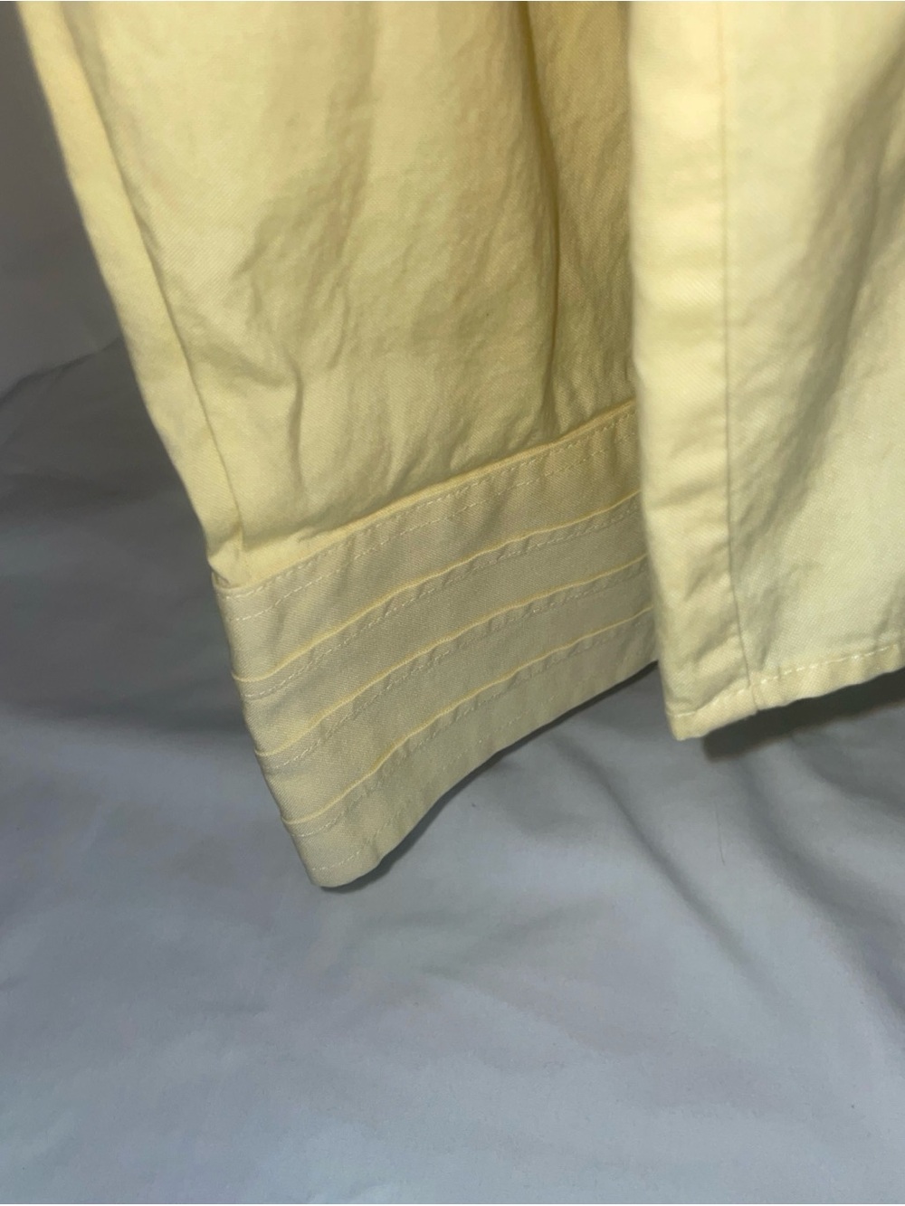 Anne Klein Soft Yellow Button-Up Shirt - Picture 2 of 6